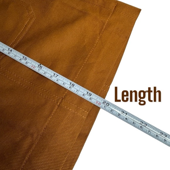 NWT Banana Republic Rust Orange Paper Bag Skirt with Belt womens 14 petite - Picture 10 of 10